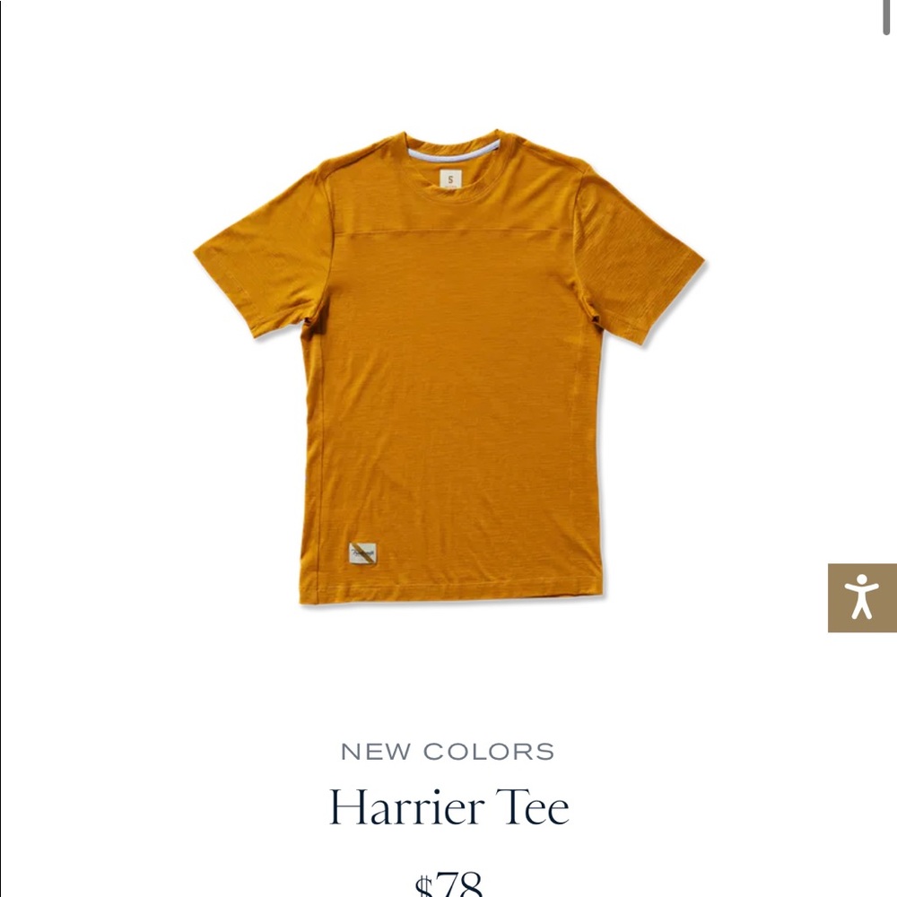 Tracksmith Harrier T - Unisex/ men’s M